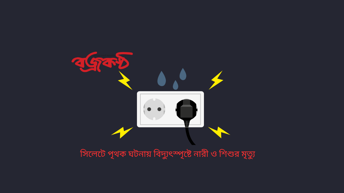 সিলেটে পৃথক ঘটনায় বিদ্যুৎস্পৃষ্টে নারী ও শিশুর মৃত্যু