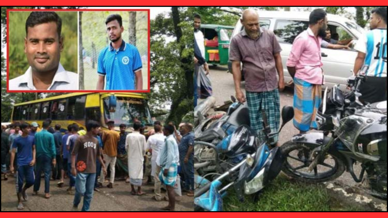 সুনামগঞ্জে দুর্ঘটনায় দুই মোটরসাইকেল আরোহী নিহত