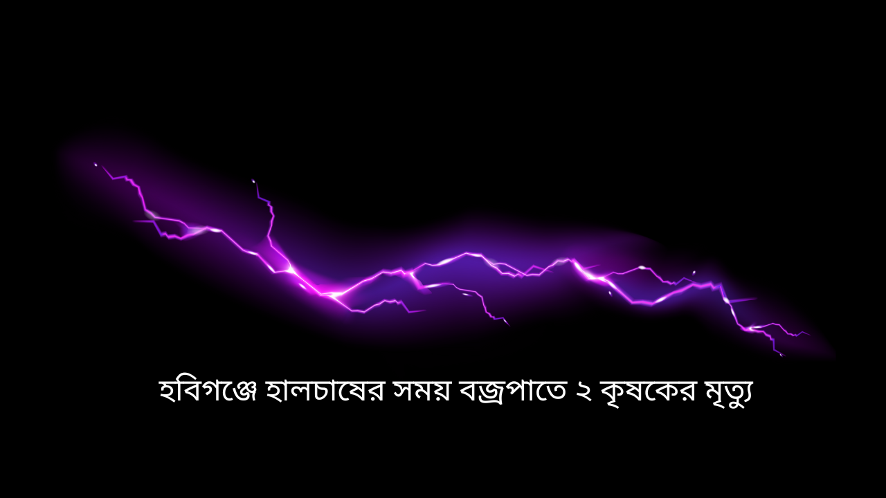 হবিগঞ্জে হালচাষের সময় বজ্রপাতে ২ কৃষকের মৃত্যু