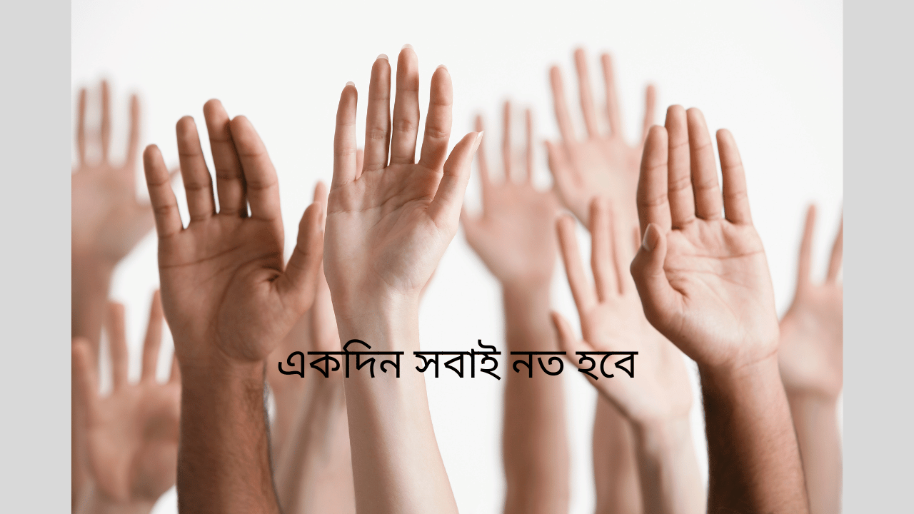 একদিন সবাই নত হবে