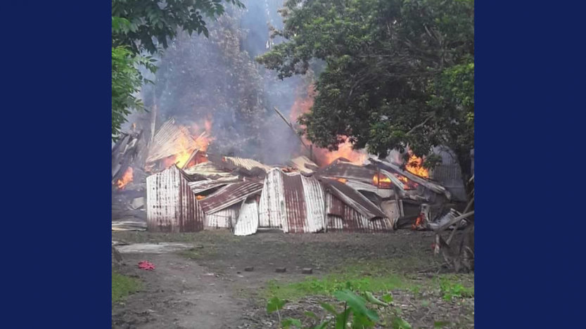 মোরেলগঞ্জে বসতঘর পুরে ছাই ১০ লক্ষাধিক টাকার ক্ষতি