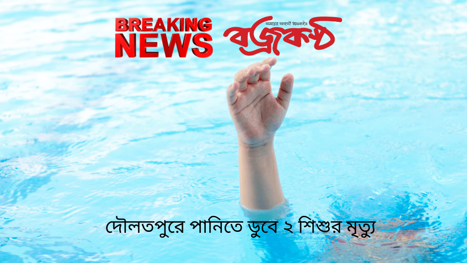 দৌলতপুরে পানিতে ডুবে ২ শিশুর মৃত্যু