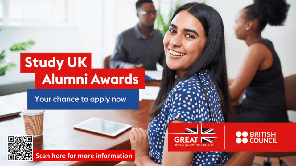 The British Council to celebrate outstanding achievements of UK Alumni in Bangladesh Alumni are invited to submit applications for Study UK Alumni Awards by October 21