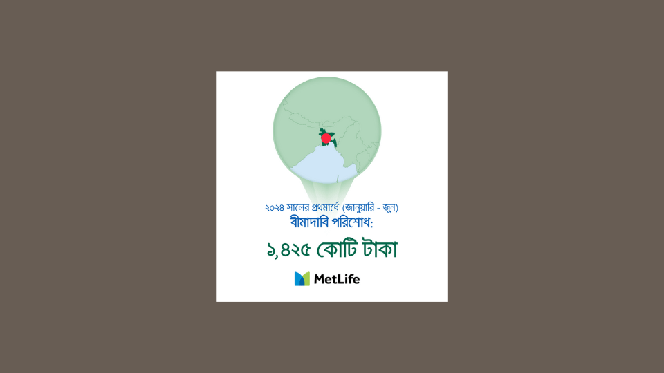 MetLife Bangladesh settles 1,425 Crore Taka claims in the first half of 2024