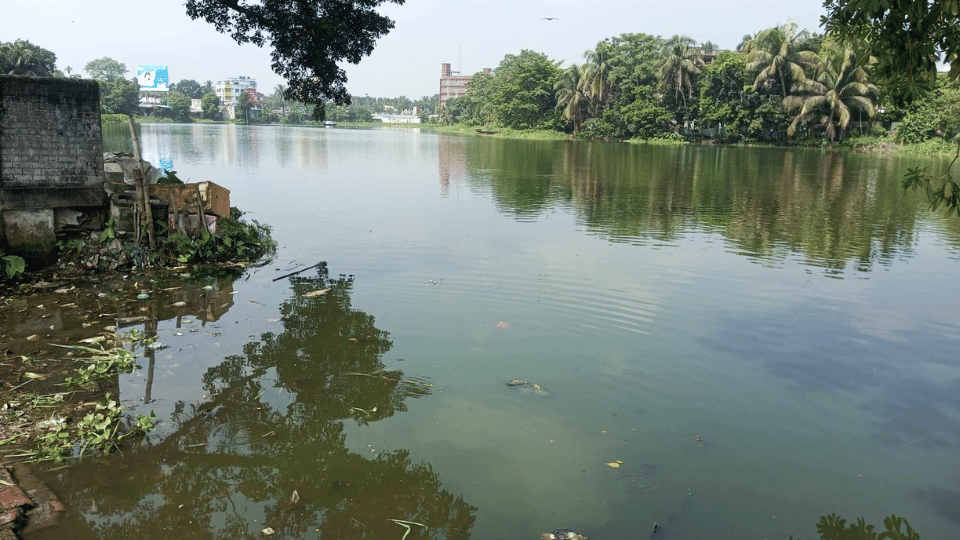 মৌলভীবাজারে দখলদারিত্বের কারণে দিন দিন ছোট হয়ে আসছে ”বেরি লেক”