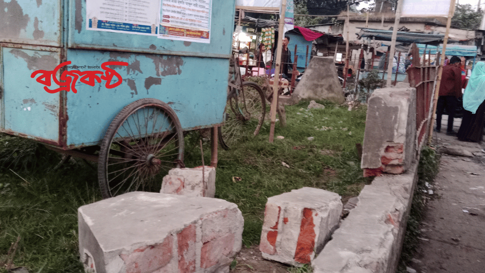 মাধবপুরে রাতের আঁধারে সরকারি ভূমি দখলের চেষ্টা: ফুল বাগান তছনছ