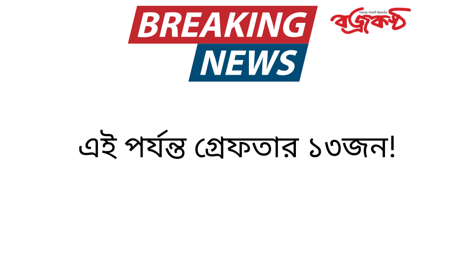 এই পর্যন্ত গ্রেফতার ১৩জন!