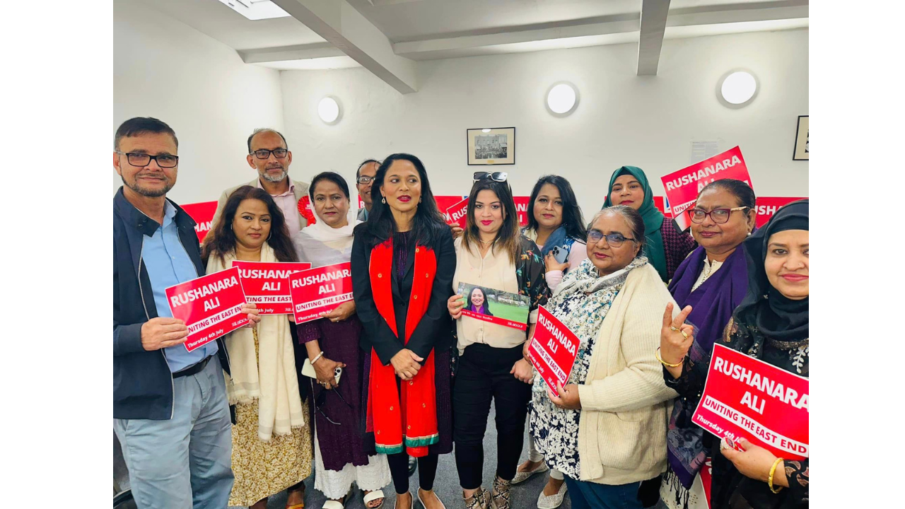 Former UK Leaders Rally Behind Labour Candidate Rushanara Ali