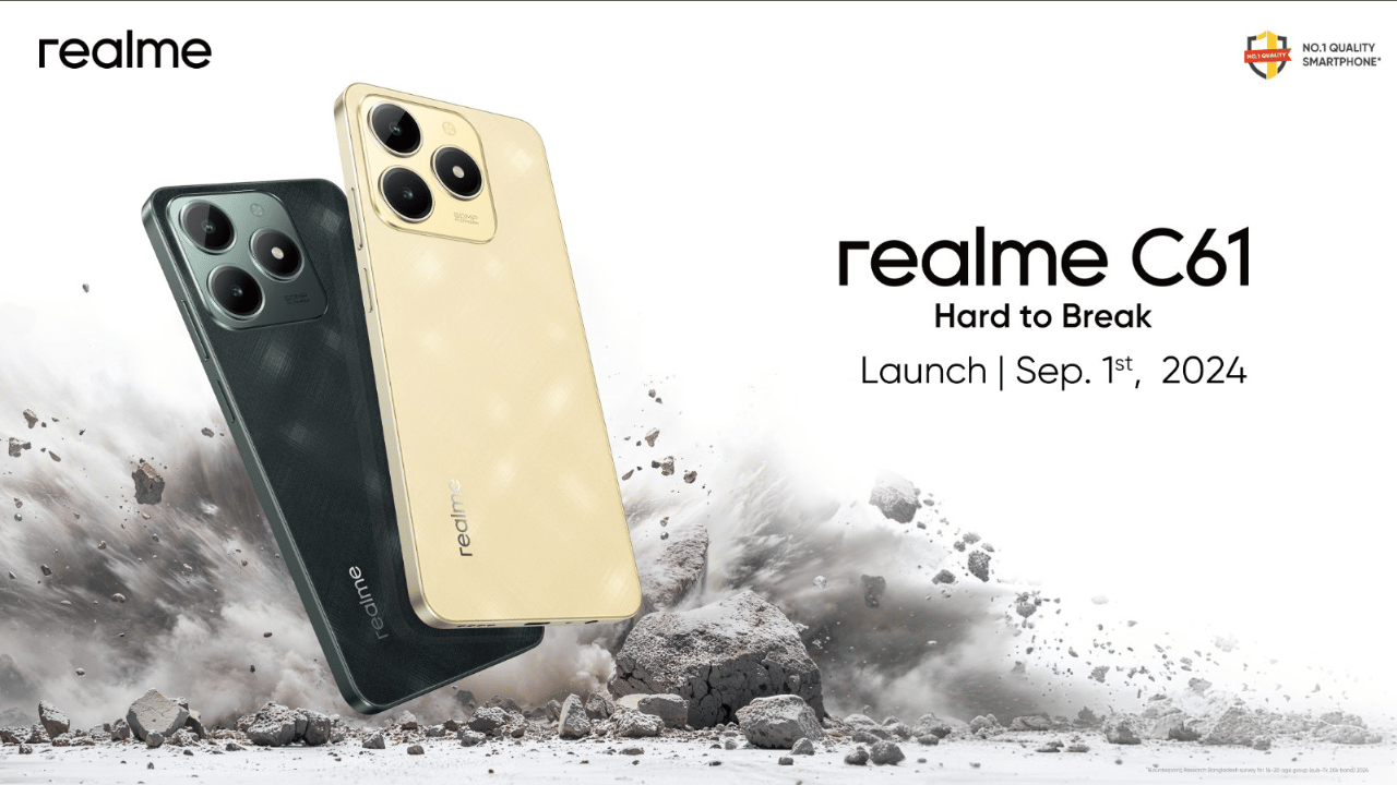 realme to bring ultimate durable realme C61